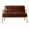 Gallery Gallery Neyland 2 Seater Sofa Vintage Brown