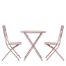Gallery Gallery Brindisi Outdoor Bistro Set Coral