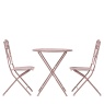 Gallery Brindisi Outdoor Bistro Set Coral