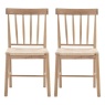 Gallery Eton Dining Chair Natural (PAIR)