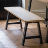 Gallery Gallery Eton Trestle Bench Meteor