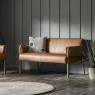 Gallery Gallery Stratford 2 Seater Sofa Brown Leather