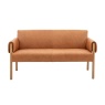 Gallery Gallery Stratford 2 Seater Sofa Brown Leather