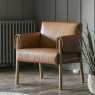 Gallery Gallery Stratford Armchair Brown Leather