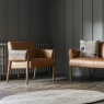 Gallery Gallery Stratford Armchair Brown Leather