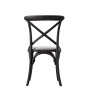 Gallery Gallery Cafe Chair Black Linen (Set of 2)