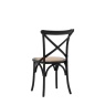 Gallery Gallery Cafe Chair Black Rattan (Set of 2)