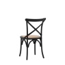 Gallery Gallery Cafe Chair Black Rattan (PAIR)