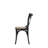 Gallery Gallery Cafe Chair Black Rattan (PAIR)