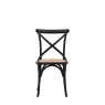 Gallery Gallery Cafe Chair Black Rattan (PAIR)
