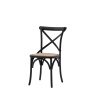 Gallery Gallery Cafe Chair Black Rattan (Set of 2)