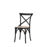 Gallery Gallery Cafe Chair Black Rattan (PAIR)