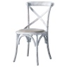 Gallery Cafe Chair White Linen (PAIR)