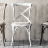 Gallery Gallery Cafe Chair White Linen (PAIR)