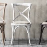 Gallery Gallery Cafe Chair White Linen (Set of 2)