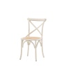 Gallery Gallery Cafe Chair White Rattan (Set of 2)