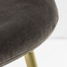 Gallery Gallery Flanagan Dining Chair Chocolate Brown Velvet (PAIR)