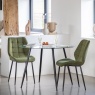 Gallery Manford Dining Chair Bottle Green (PAIR)