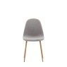 Gallery Millican Dining Chair Oak / Light Grey (PAIR)