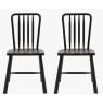 Gallery Gallery Wycombe Dining Chair Black (PAIR)