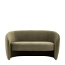 Gallery Curvo 2 Seater Sofa Moss Green