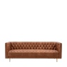 Gallery Dalton Sofa Antique Brown Leather