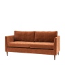 Gallery Gallery Gateford 3 Seater Sofa Rust