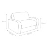 Jay-Be Sofa Beds Jay-Be Deco Snuggler Sofa Bed
