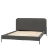 Gallery Gallery Oslo 4'6' Double Bed Warm Grey