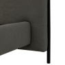 Gallery Gallery Oslo 4'6' Double Bed Warm Grey