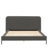 Gallery Gallery Oslo 4'6' Double Bed Warm Grey