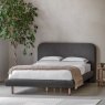 Gallery Gallery Rabley 5' King Size Bed Charcoal