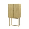 Gallery Craft Cocktail Cabinet Natural