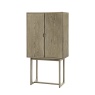 Gallery Craft Cocktail Cabinet Smoked