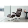 Stressless Stressless Erik Chair and Stool with Cross Base