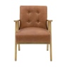 Gallery Blackhall Armchair Antique Brown Leather