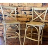 Gallery Direct Gallery Cafe Stool Oak Rattan (Set of 2)