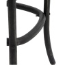 Gallery Gallery Cafe Stool Black With Rattan (Set of 2)