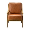 Gallery Reliant Armchair Brown Leather