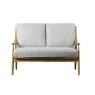 Gallery Reliant 2 Seater Sofa Dark Natural Linen