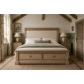 Gallery Vancouver Super King Size Bed in English country bedroom with beames celing