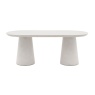 Gallery Pedra Oval Dining Table Linen