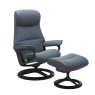 Stressless Philip Chair and Stool with Signature Base