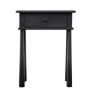 Gallery Gallery Wycombe 1 Drawer Bedside Table Black