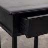 Gallery Gallery Wycombe 1 Drawer Bedside Table Black