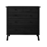 Gallery Gallery Wycombe 5 Drawer Chest Black