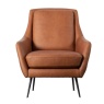 Gallery Brompton Armchair Brown Leather