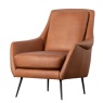 Gallery Gallery Brompton Armchair Brown Leather