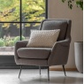 Gallery Gallery Brompton Armchair Dark Grey Linen