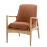 Gallery Gallery Carrera Armchair Brown Leather